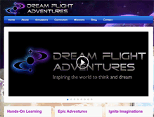 Tablet Screenshot of dreamflightadventures.com
